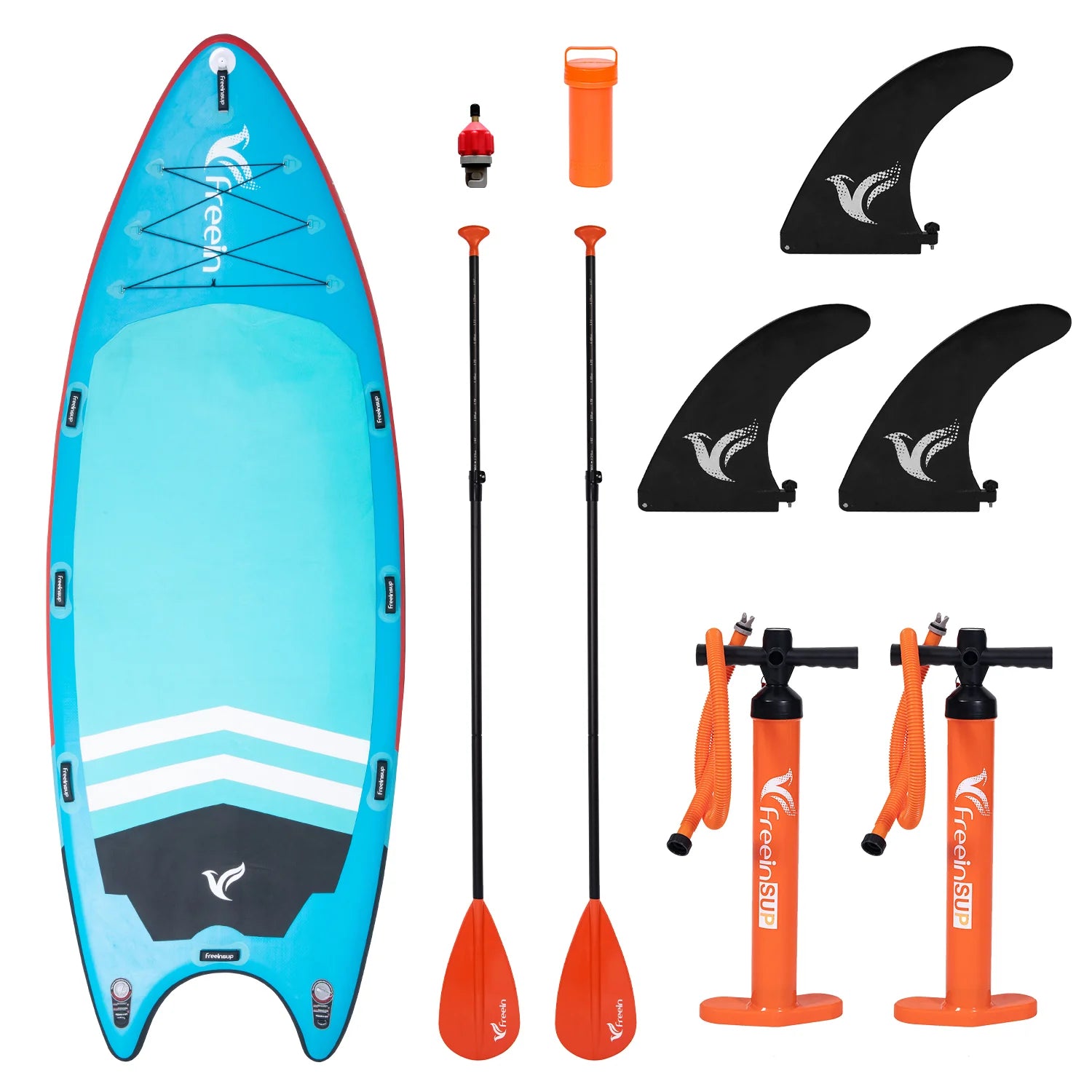 Freein 14' Multi Person Paddle Board | Big Inflatable Paddle Board |  Inflatable Paddle Board | Multi Person Stand Up Paddle Board