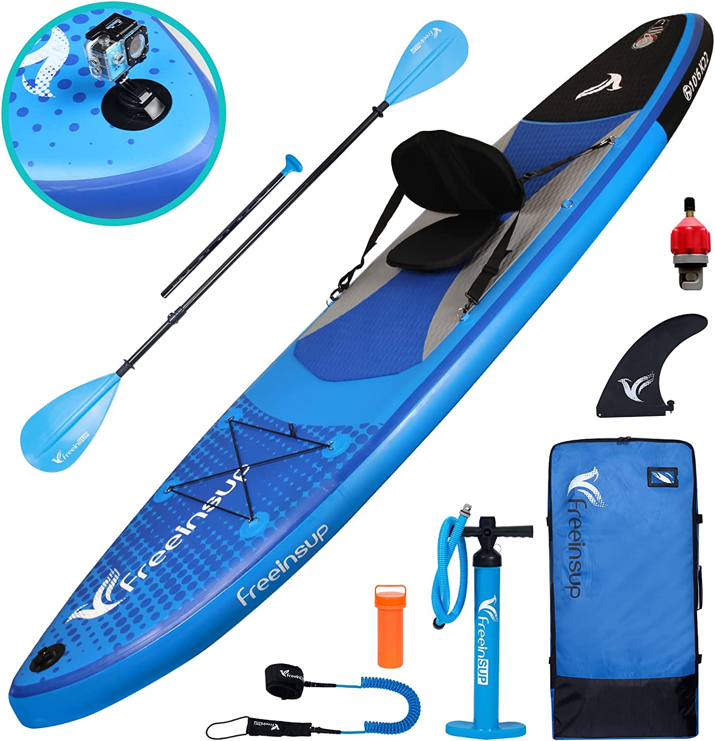 Freein 10'6 Inflatable Kayak SUP 2023 - Blue