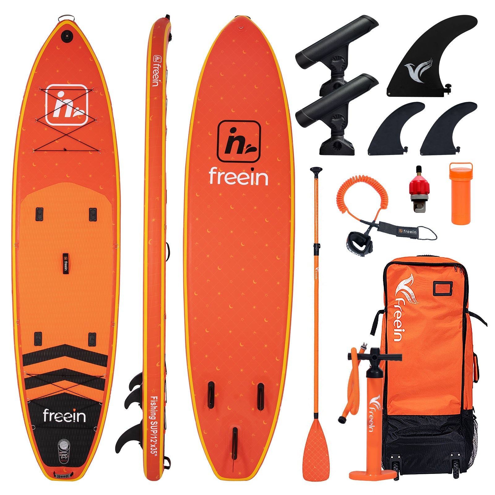 Freein 12' Inflatable Fishing SUP – FreeinSUP Canada