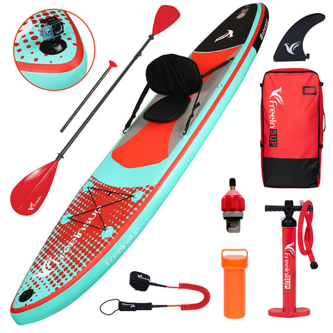 Freein 10'6 Inflatable SUP With Kayak Seat, Inflatable Paddle Board, Blow  Up Padde Board, SUP Boards
