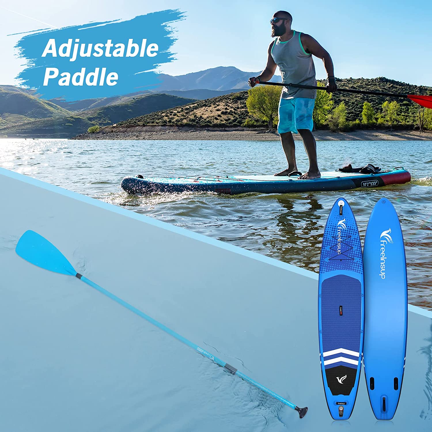 Freein 12'6" Racer Touring Inflatable SUP 2022